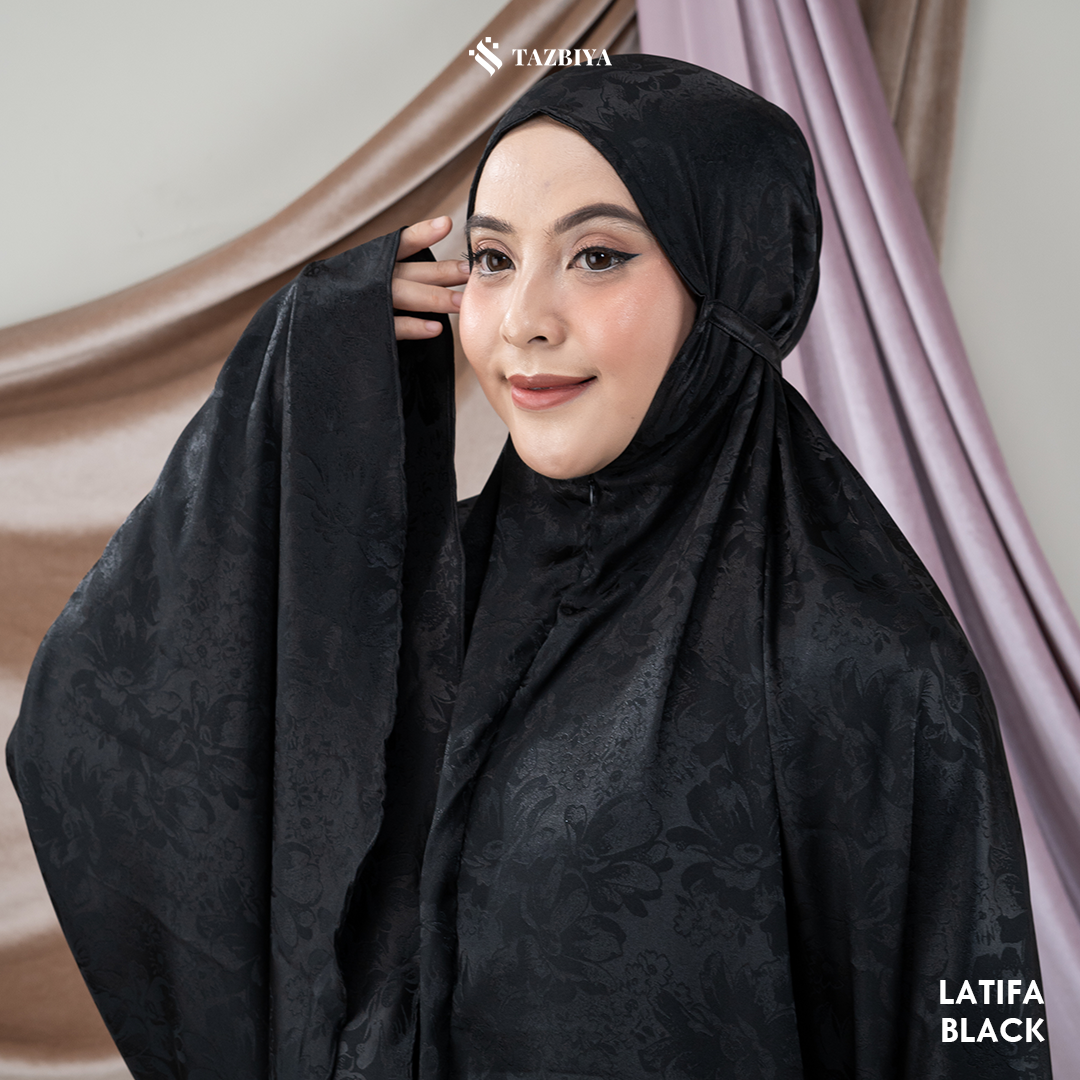 MUKENA DEWASA TAZBIYA PREMIUM SILKY LATIFA ALLSIZE