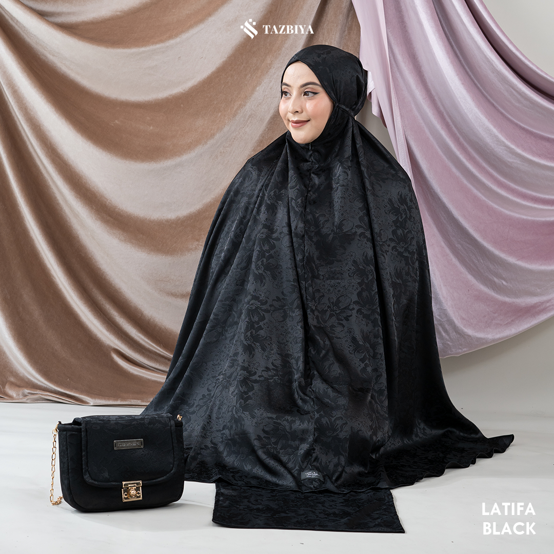 MUKENA DEWASA TAZBIYA PREMIUM SILKY LATIFA ALLSIZE