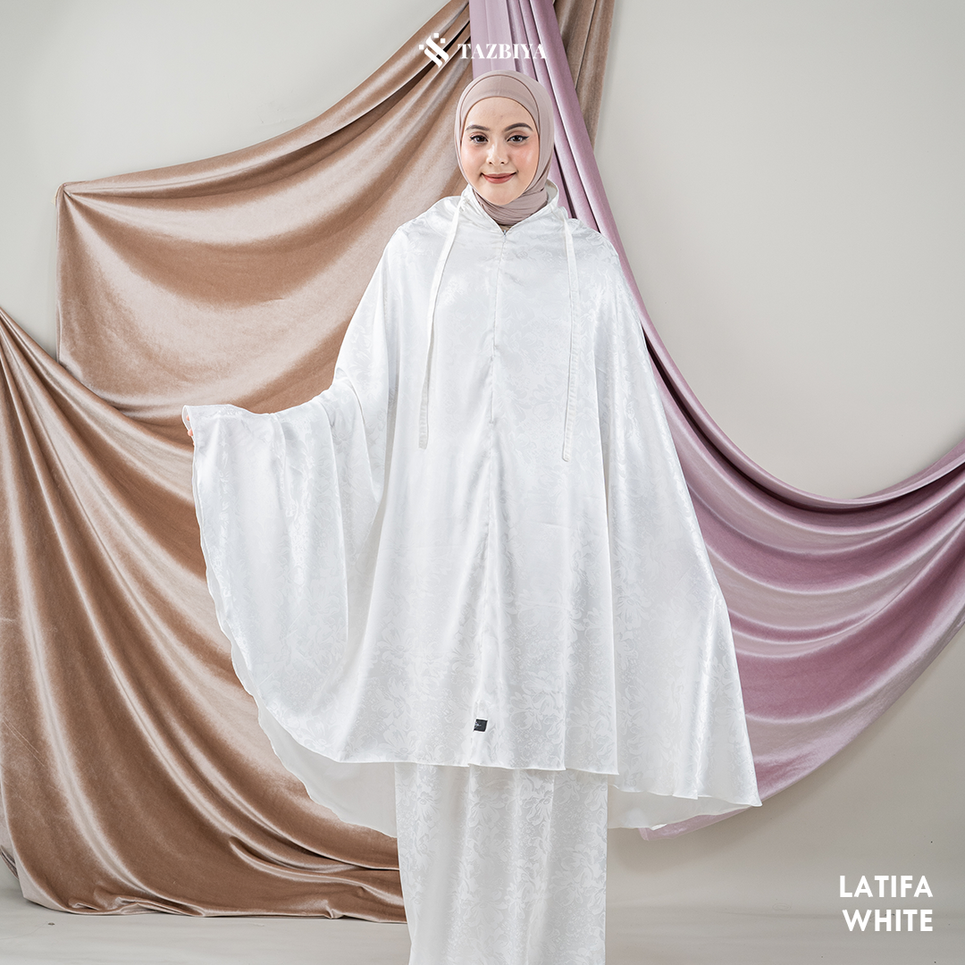 MUKENA DEWASA TAZBIYA PREMIUM SILKY LATIFA ALLSIZE