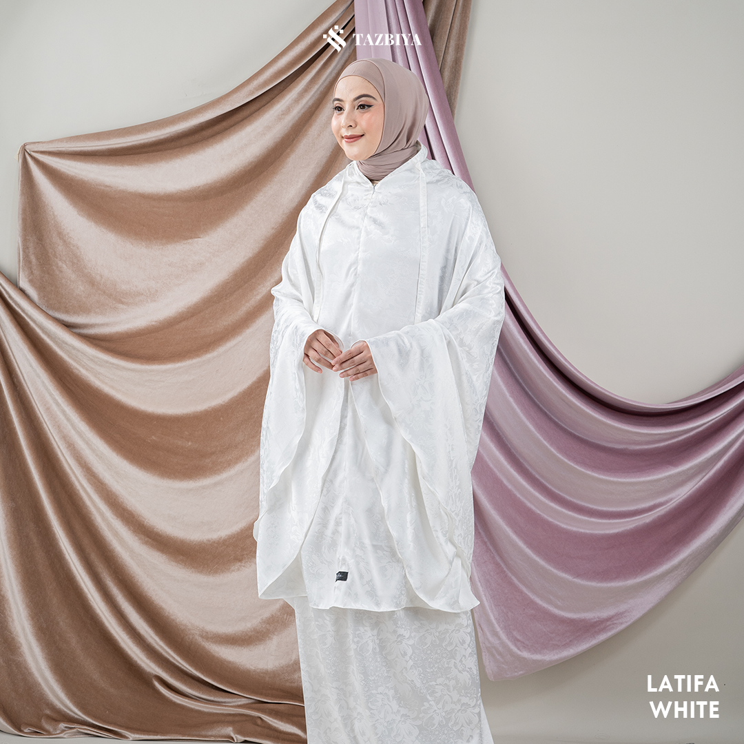 MUKENA DEWASA TAZBIYA PREMIUM SILKY LATIFA ALLSIZE