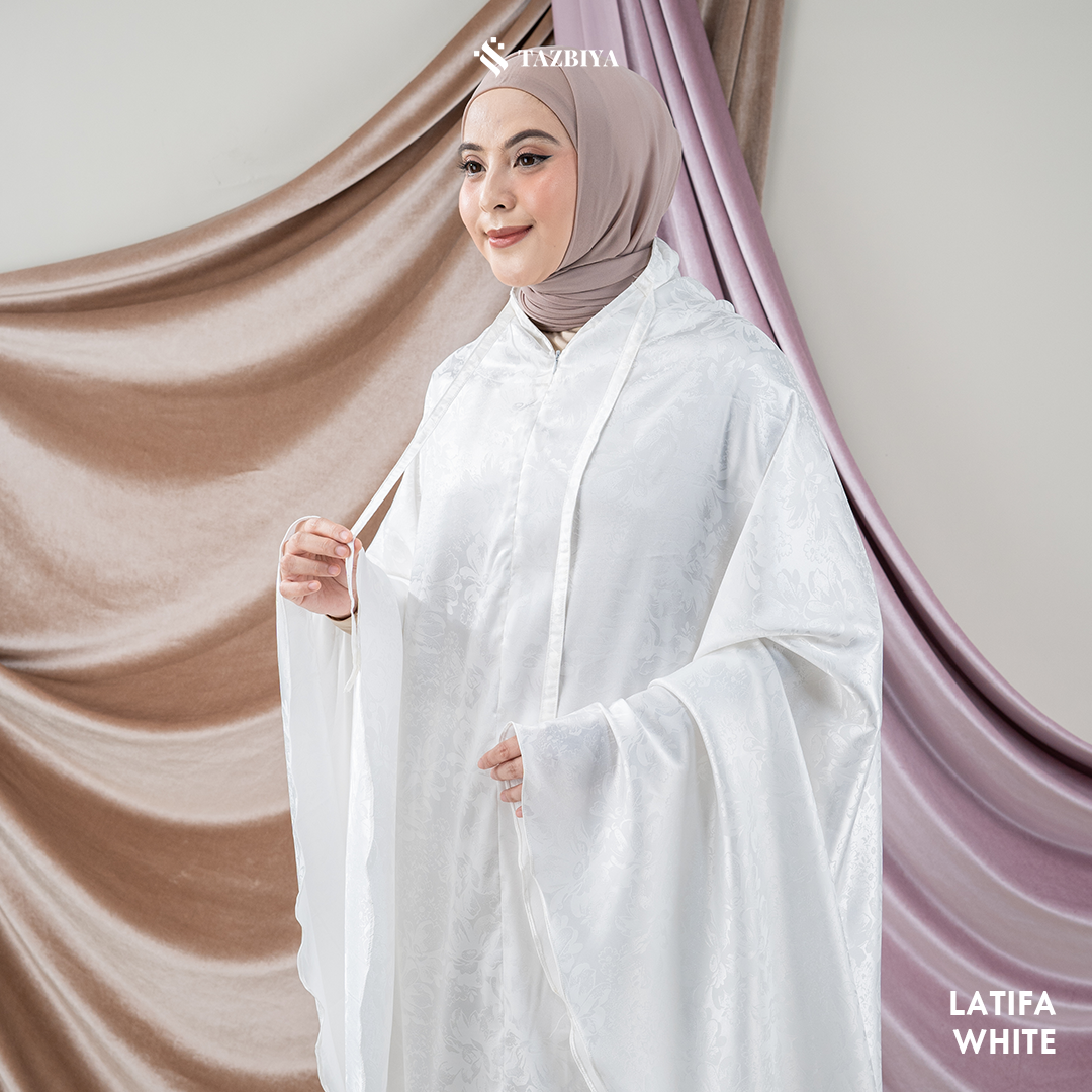 MUKENA DEWASA TAZBIYA PREMIUM SILKY LATIFA ALLSIZE
