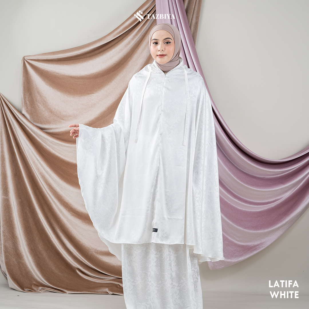 MUKENA DEWASA TAZBIYA PREMIUM SILKY LATIFA ALLSIZE