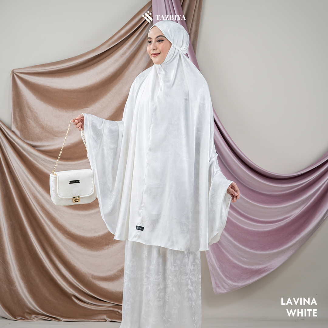 MUKENA DEWASA TAZBIYA PREMIUM SILKY LAVINA ALLSIZE