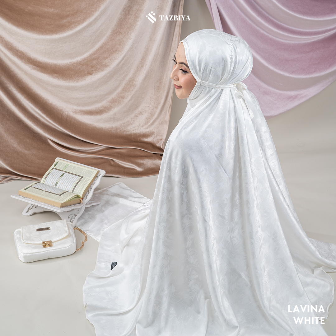 MUKENA DEWASA TAZBIYA PREMIUM SILKY LAVINA ALLSIZE