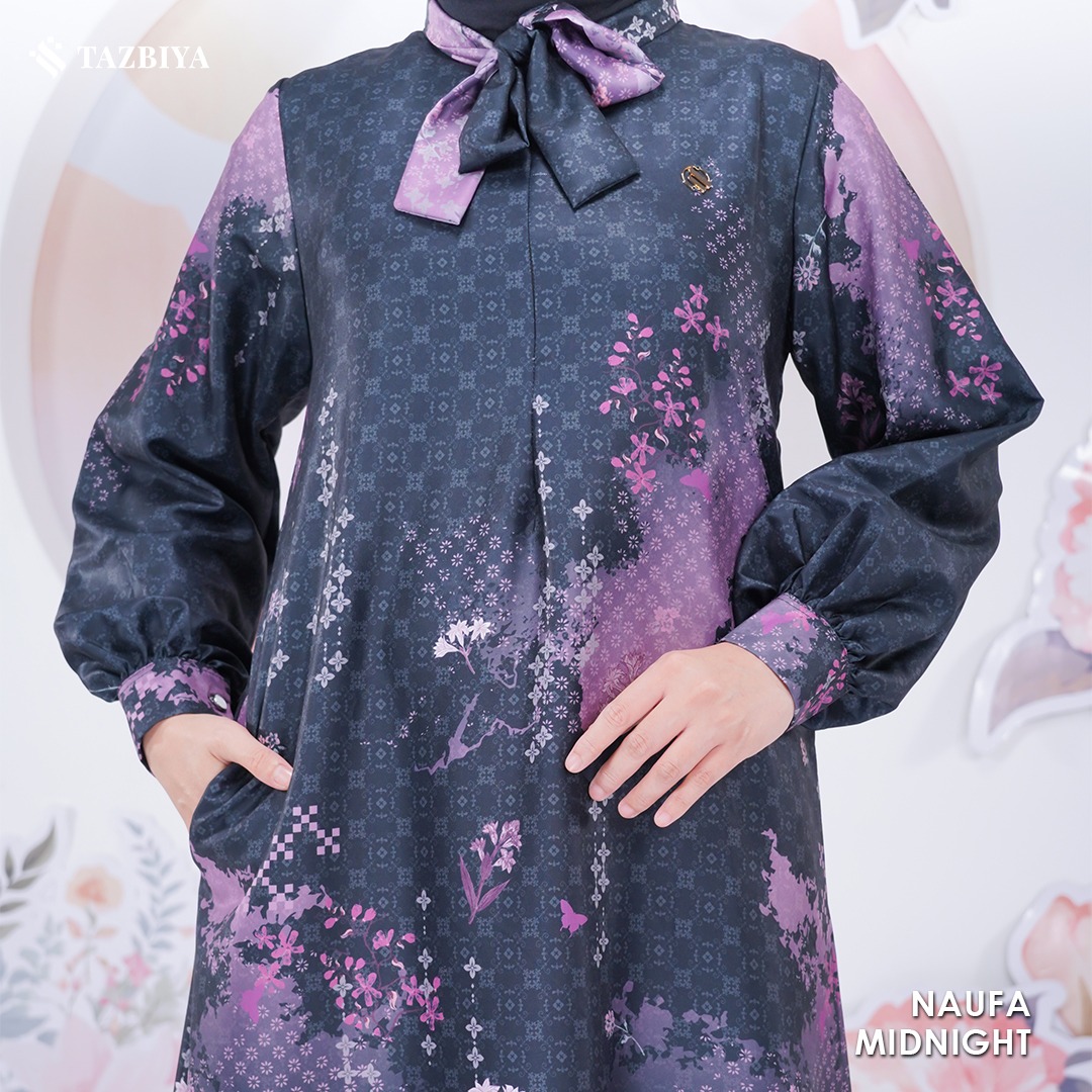 TAZBIYA MUSLIMWEAR GAMIS COTTON PREMIUM NAUFA SERIES