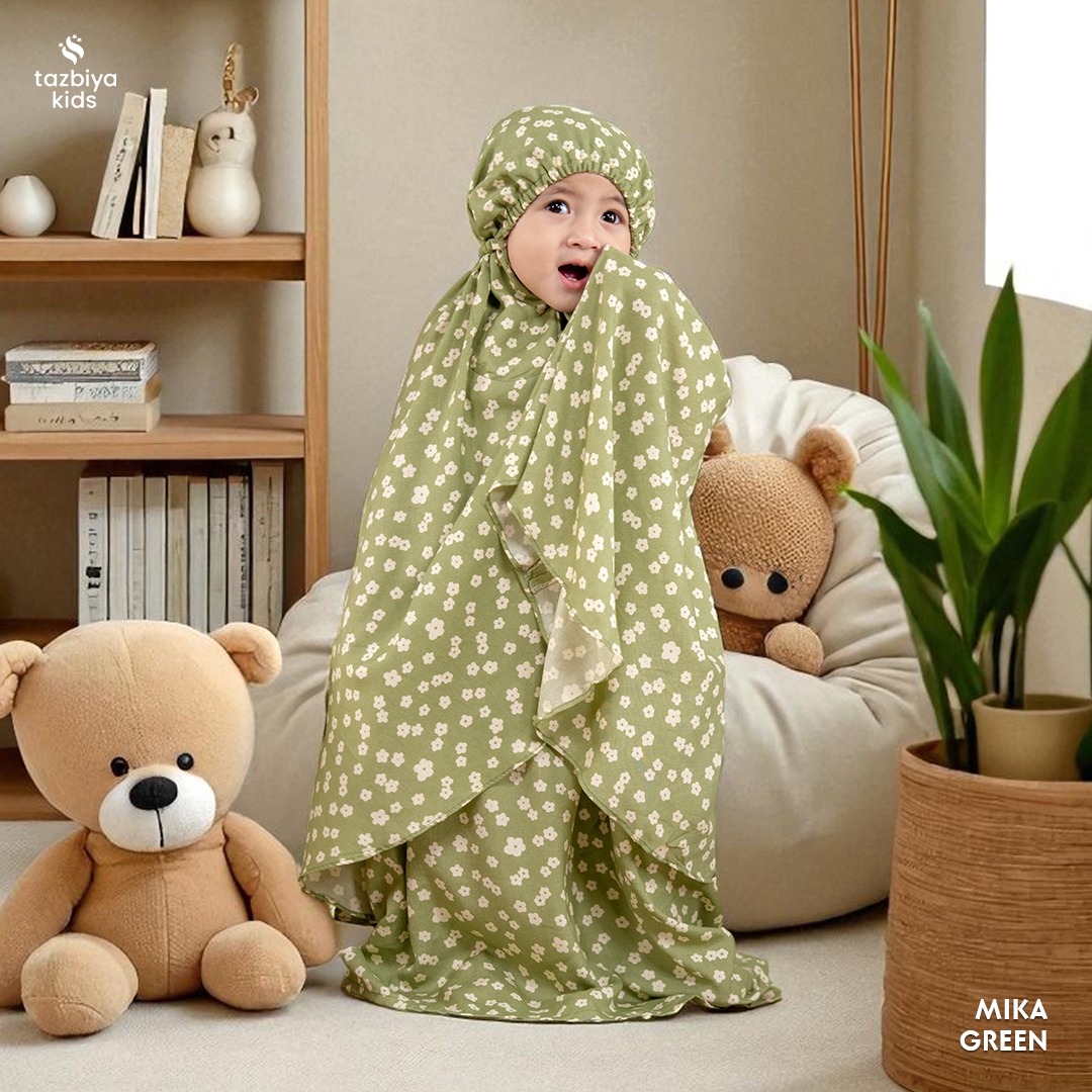 TAZBIYA MUKENA ANAK KECIL RAYON SERIES | Mukena Motif Anak PAUD TK | Mukena Anak Batita 1-4 Tahun