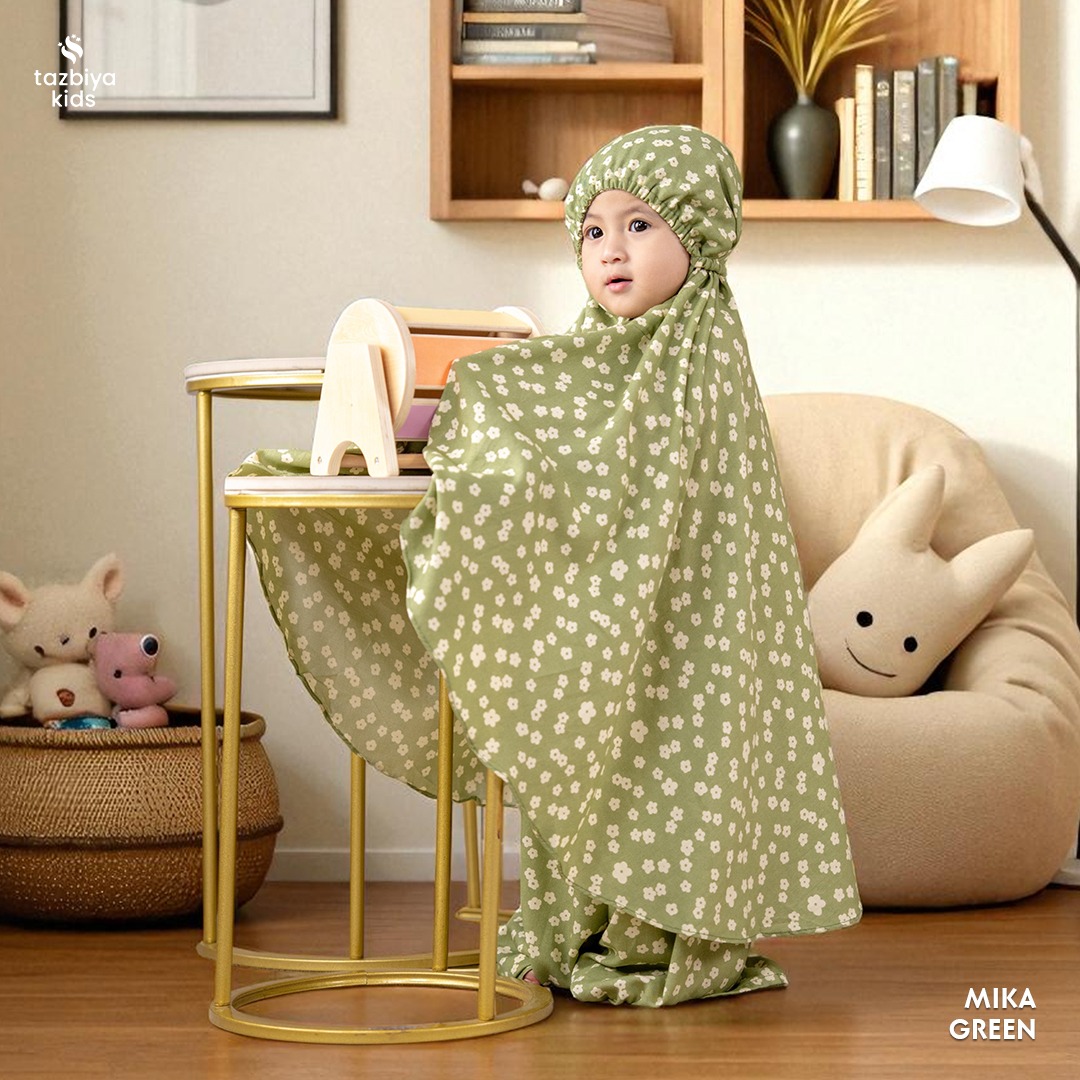 TAZBIYA MUKENA ANAK KECIL RAYON SERIES | Mukena Motif Anak PAUD TK | Mukena Anak Batita 1-4 Tahun