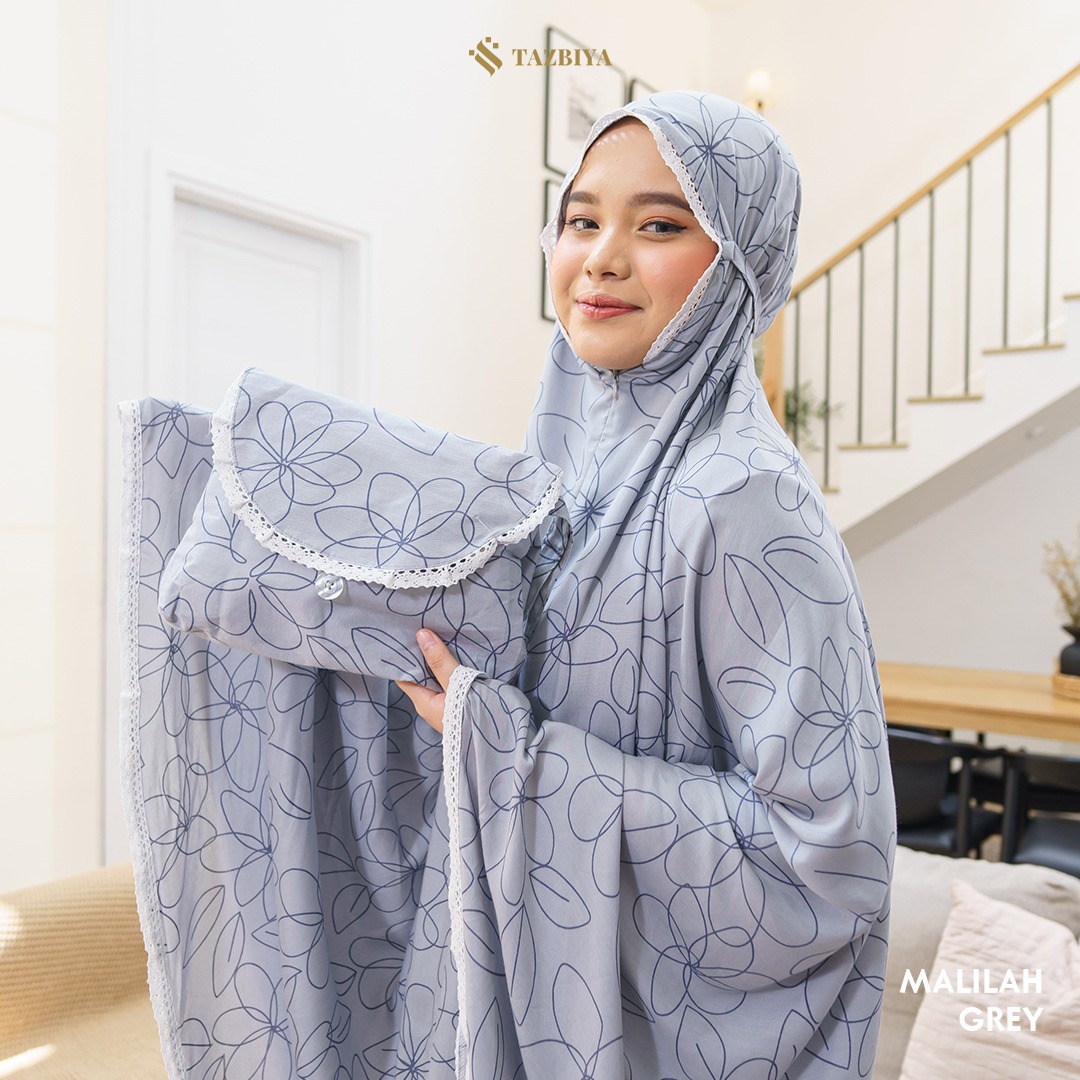 MUKENA TAZBIYA ALLOVER 2IN1 MALILAH SERIES ALLSIZE