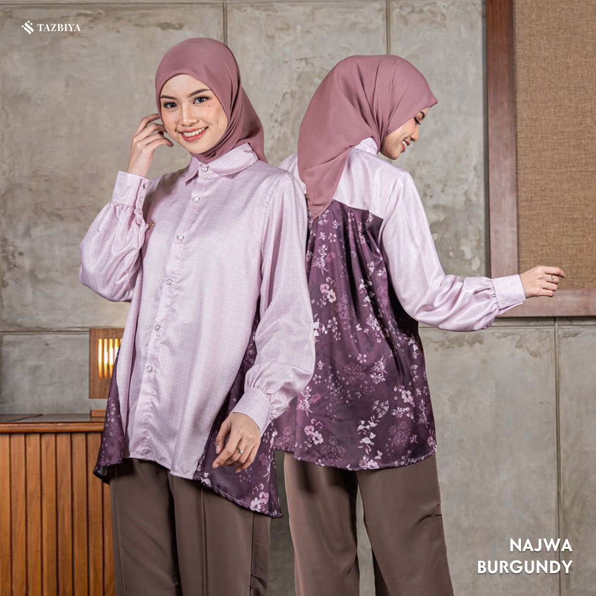 TAZBIYA BLOUSE NAJWA SERIES | BLOUSE PREMIUM | ATASAN WANITA