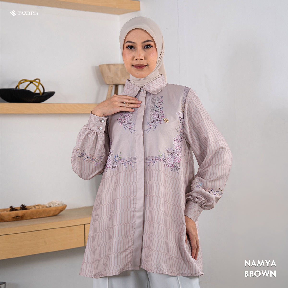 TAZBIYA BLOUSE NAMYA SERIES | BLOUSE PREMIUM | ATASAN WANITA