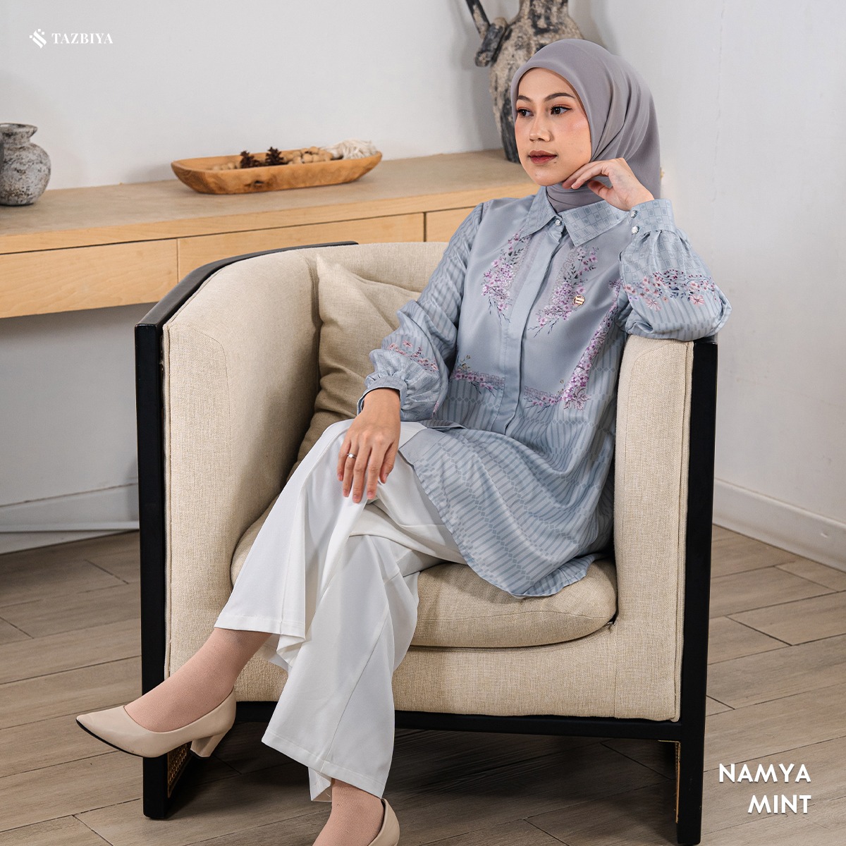 TAZBIYA BLOUSE NAMYA SERIES | BLOUSE PREMIUM | ATASAN WANITA