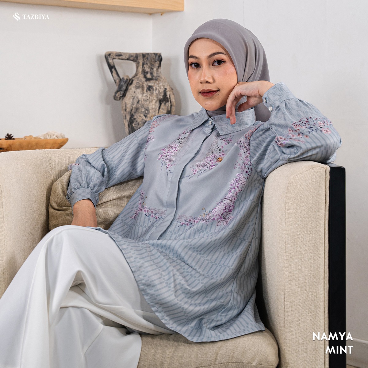 TAZBIYA BLOUSE NAMYA SERIES | BLOUSE PREMIUM | ATASAN WANITA