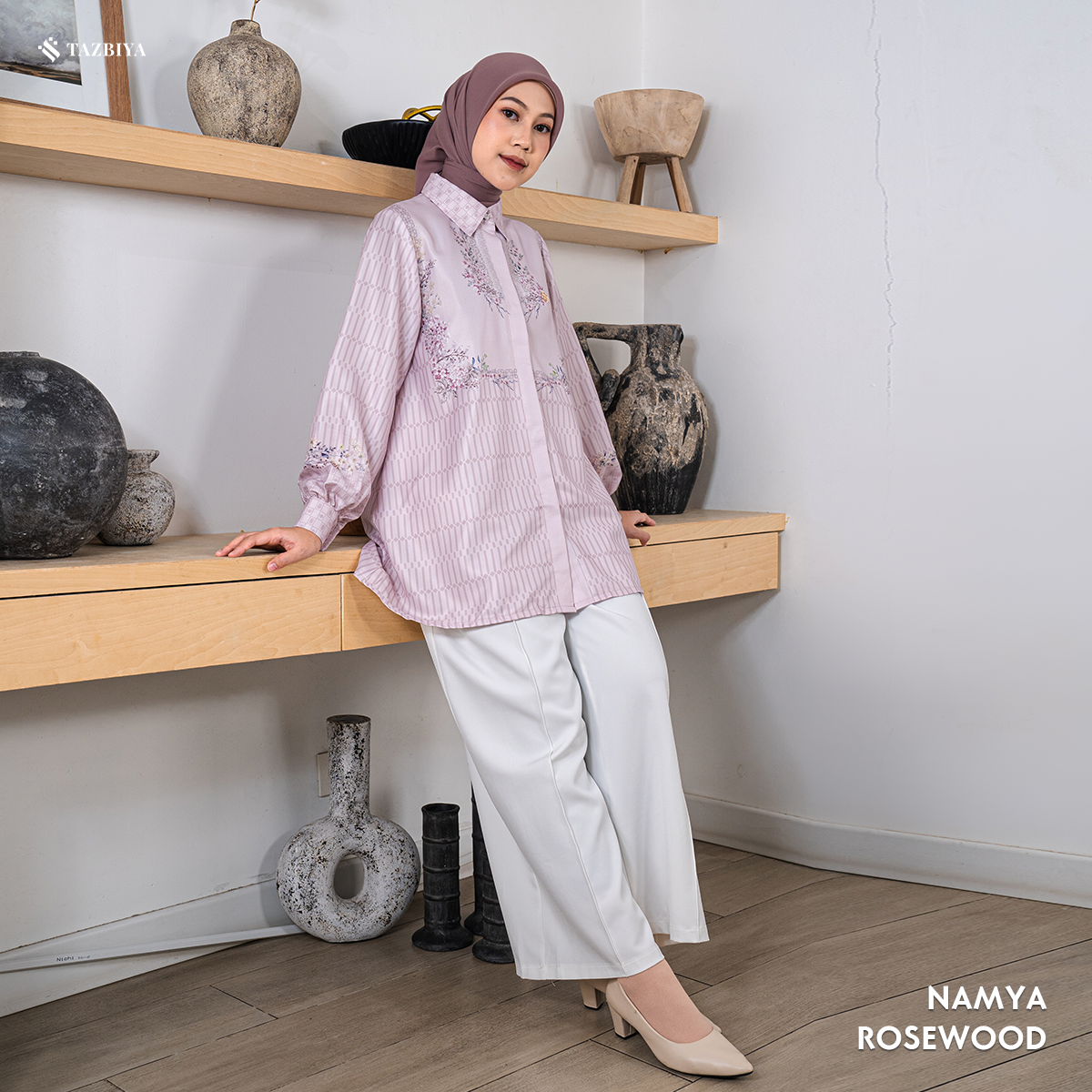 TAZBIYA BLOUSE NAMYA SERIES | BLOUSE PREMIUM | ATASAN WANITA