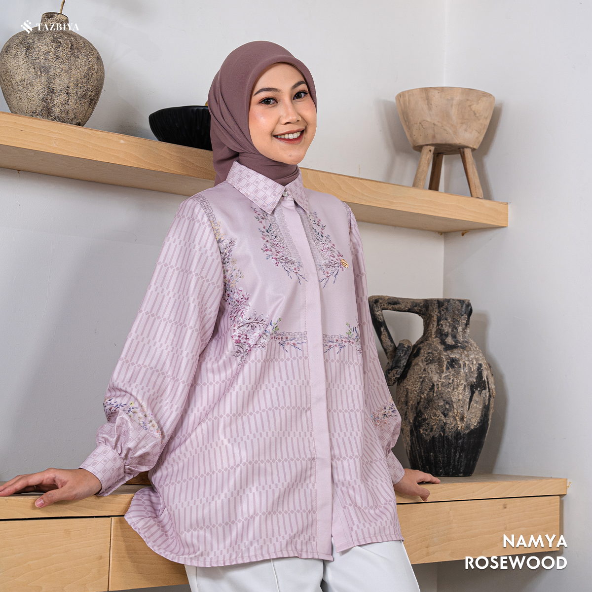 TAZBIYA BLOUSE NAMYA SERIES | BLOUSE PREMIUM | ATASAN WANITA