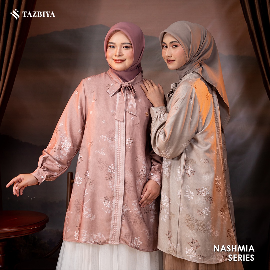 TAZBIYA MUSLIMWEAR TUNIK SHAKILA SPANDEX NASHMIA SERIES