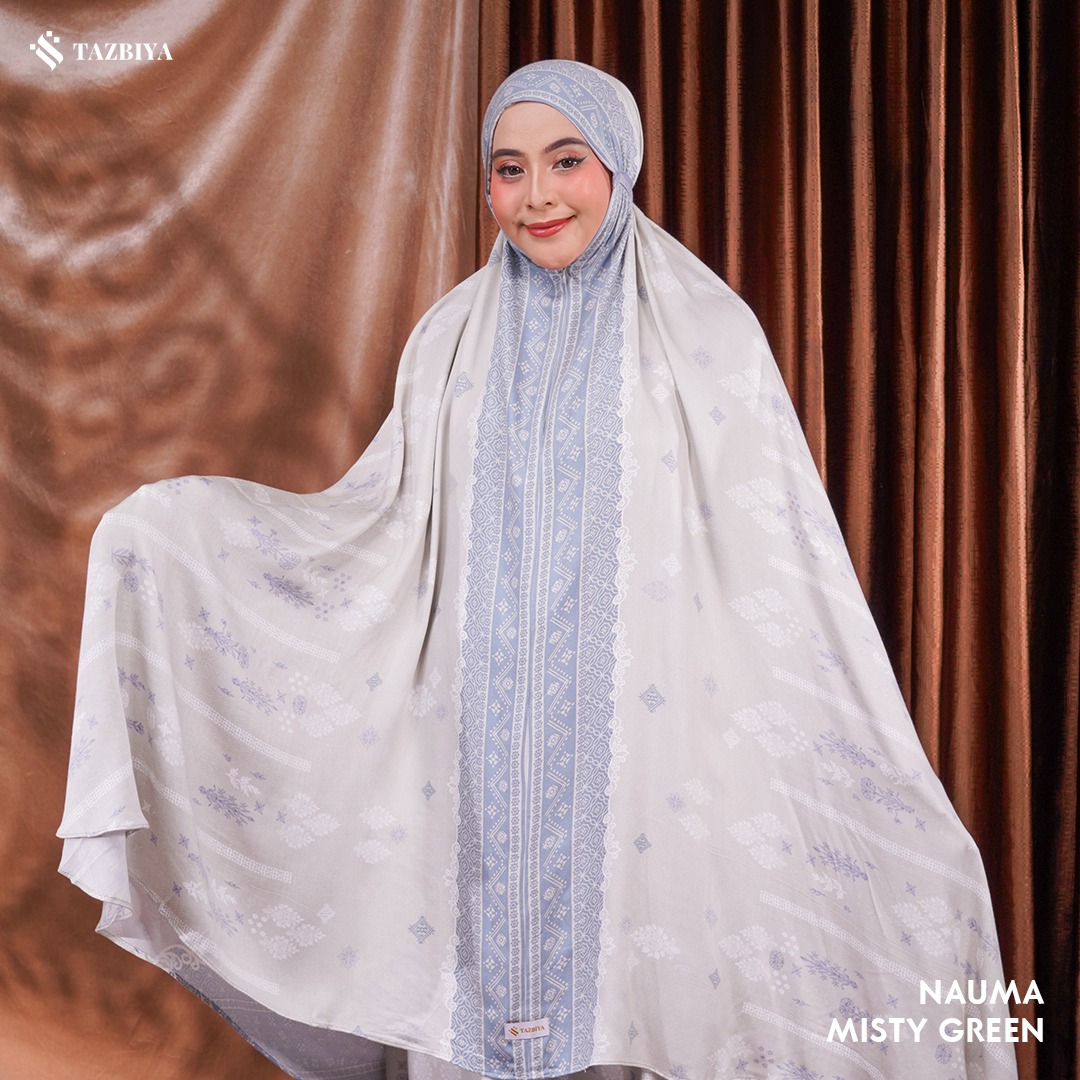 TAZBIYA MUKENA RAYON SATIN PREMIUM NAUMA SERIES