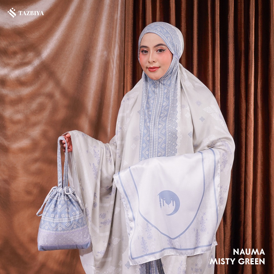 TAZBIYA MUKENA RAYON SATIN PREMIUM NAUMA SERIES
