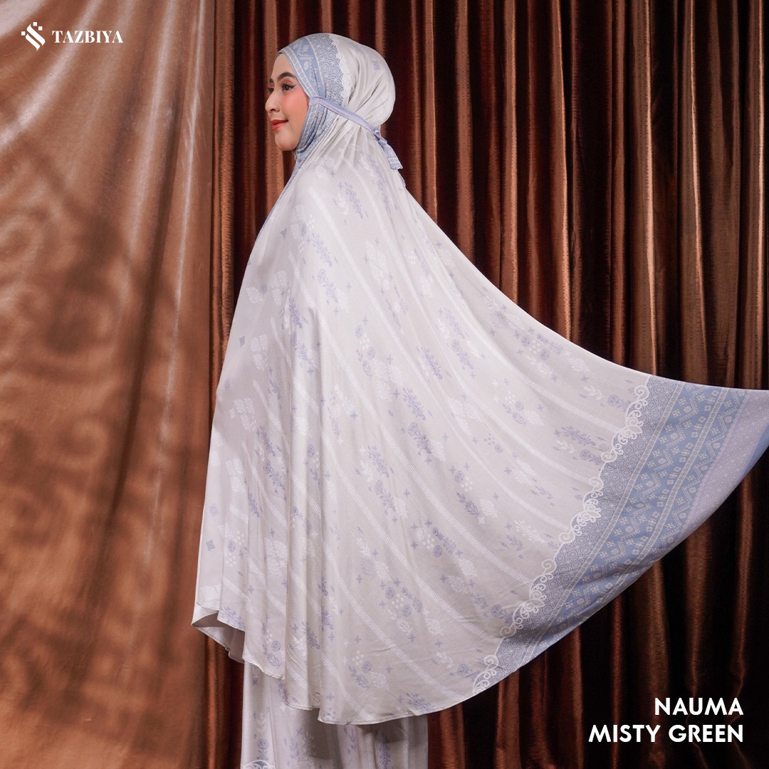 TAZBIYA MUKENA RAYON SATIN PREMIUM NAUMA SERIES