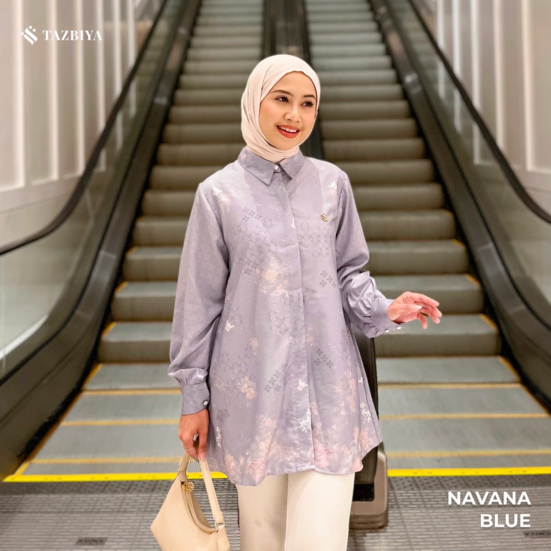 TAZBIYA BLOUSE NAVANA SERIES | BLOUSE PREMIUM | ATASAN WANITA