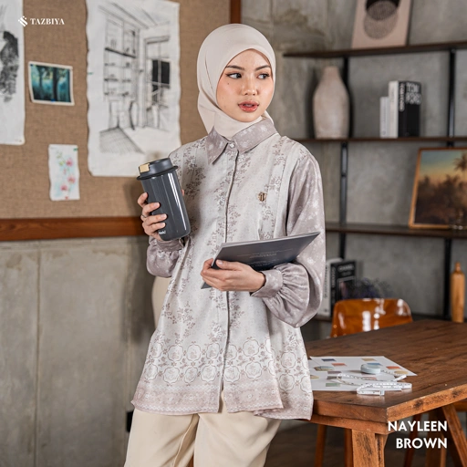 Image of TAZBIYA BLOUSE NAYLEEN SERIES | BLOUSE PREMIUM | ATASAN WANITA