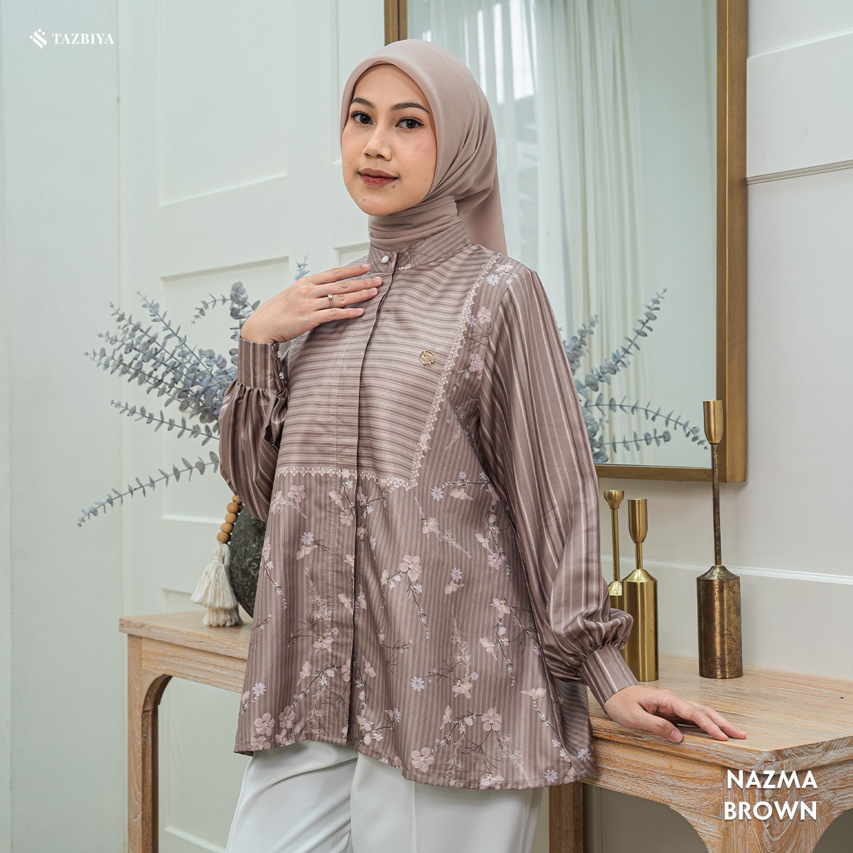 TAZBIYA BLOUSE NAZMA SERIES | BLOUSE PREMIUM | ATASAN WANITA