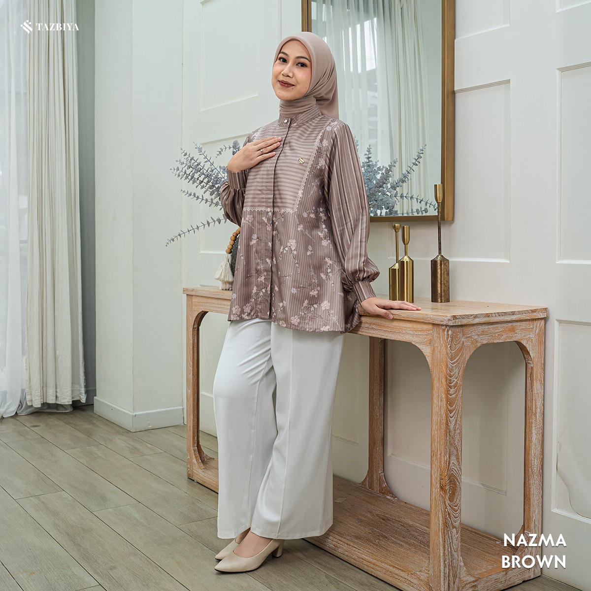 TAZBIYA BLOUSE NAZMA SERIES | BLOUSE PREMIUM | ATASAN WANITA
