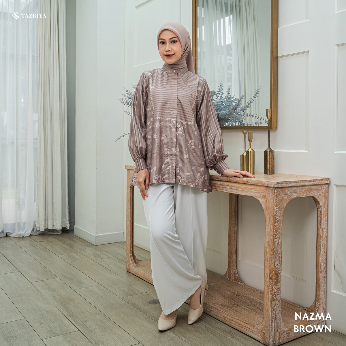 TAZBIYA BLOUSE NAZMA SERIES | BLOUSE PREMIUM | ATASAN WANITA