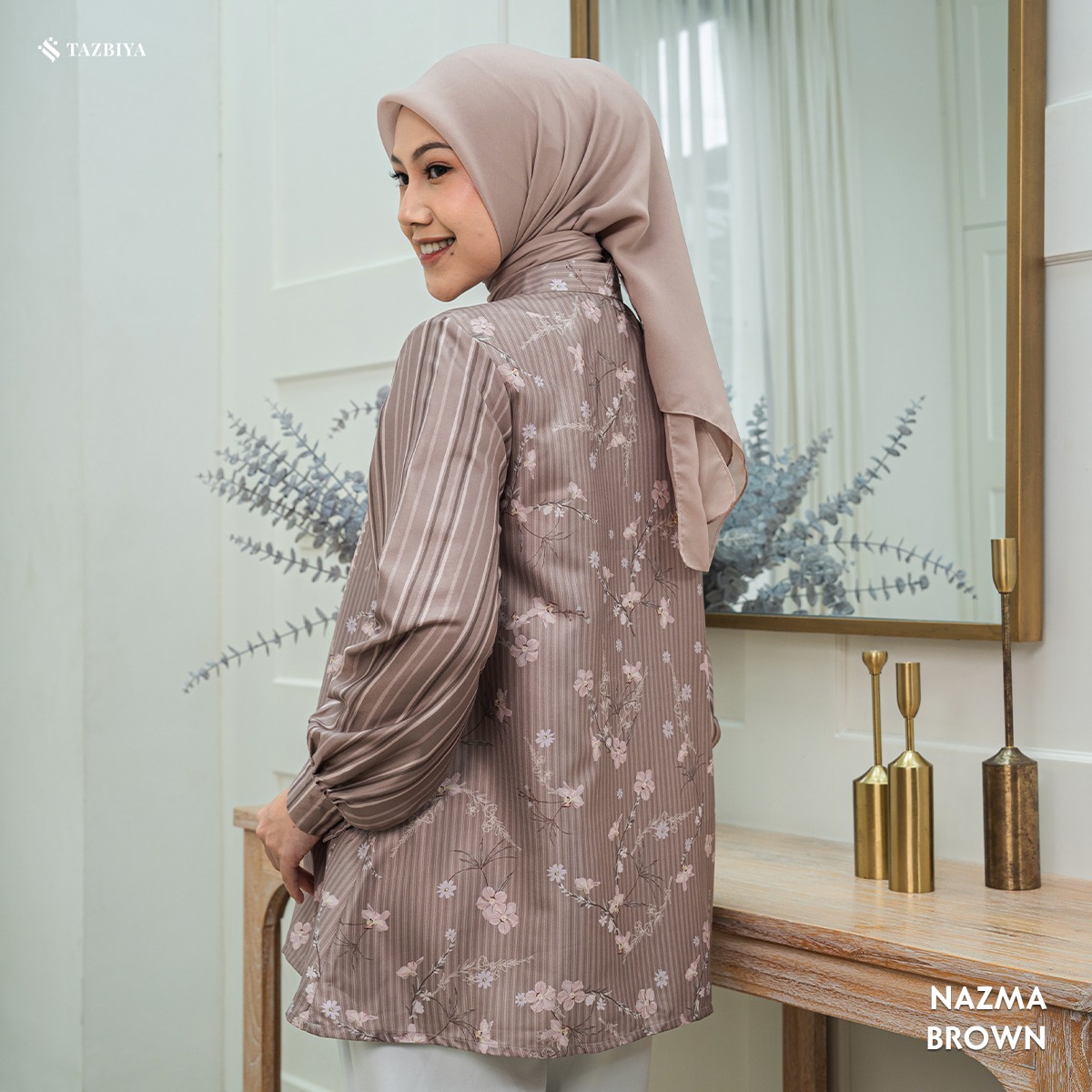 TAZBIYA BLOUSE NAZMA SERIES | BLOUSE PREMIUM | ATASAN WANITA