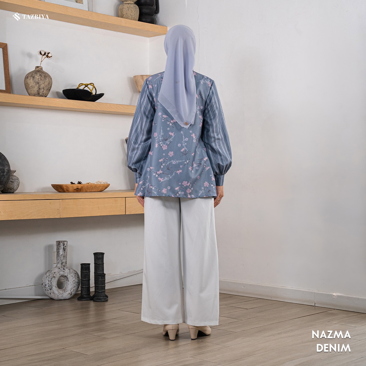 TAZBIYA BLOUSE NAZMA SERIES | BLOUSE PREMIUM | ATASAN WANITA