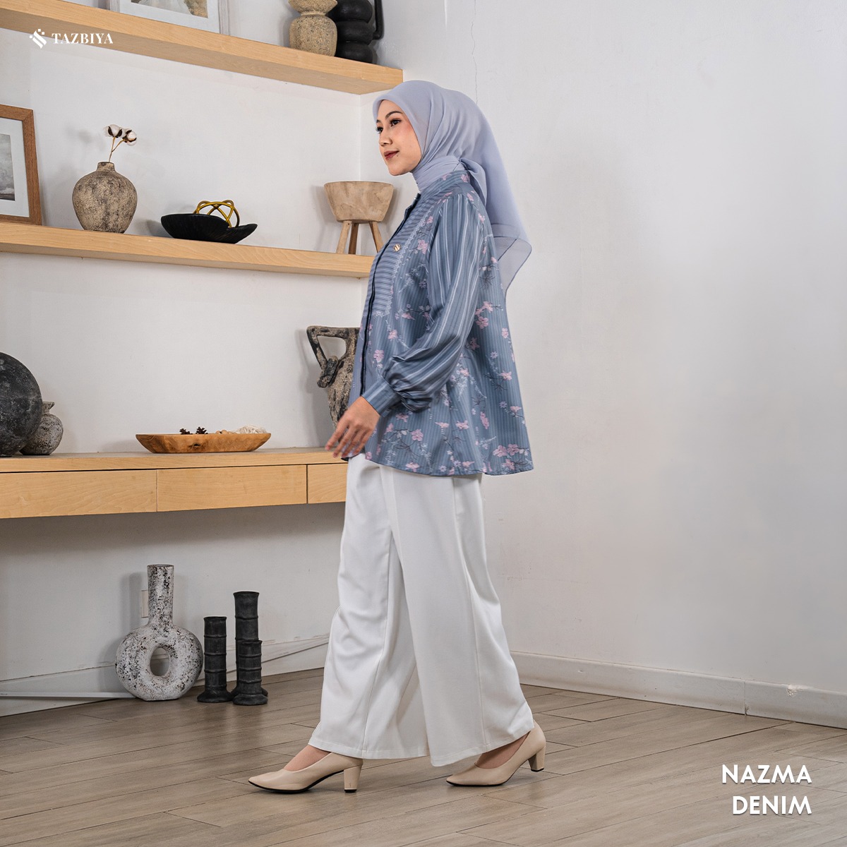 TAZBIYA BLOUSE NAZMA SERIES | BLOUSE PREMIUM | ATASAN WANITA