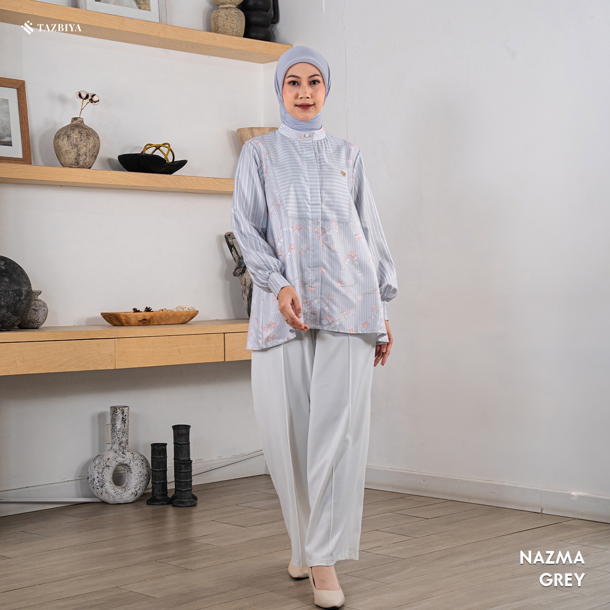 TAZBIYA BLOUSE NAZMA SERIES | BLOUSE PREMIUM | ATASAN WANITA