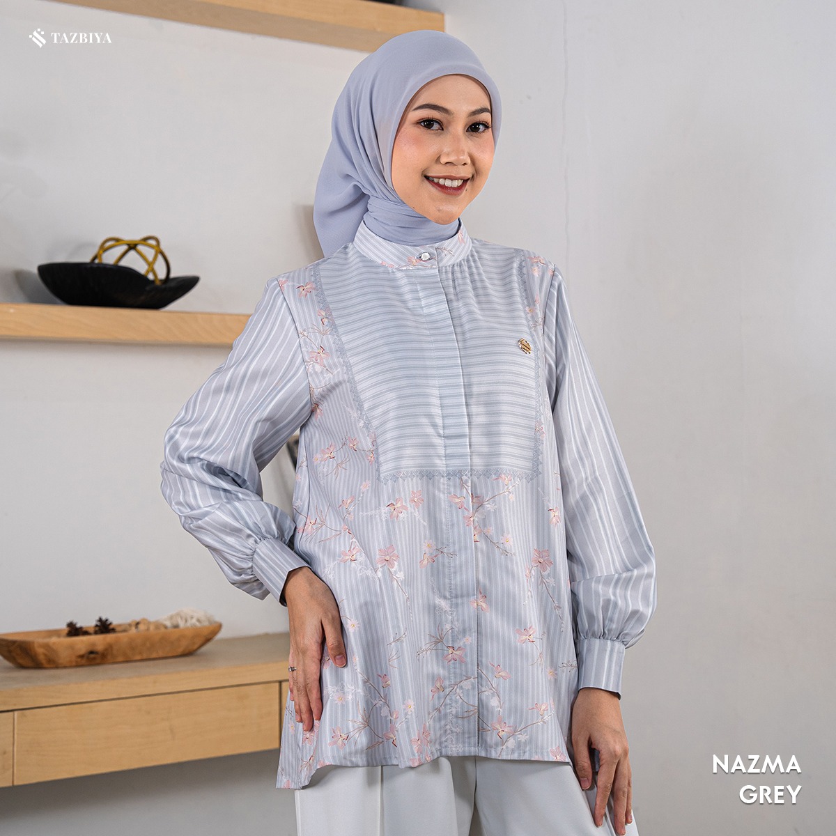 TAZBIYA BLOUSE NAZMA SERIES | BLOUSE PREMIUM | ATASAN WANITA