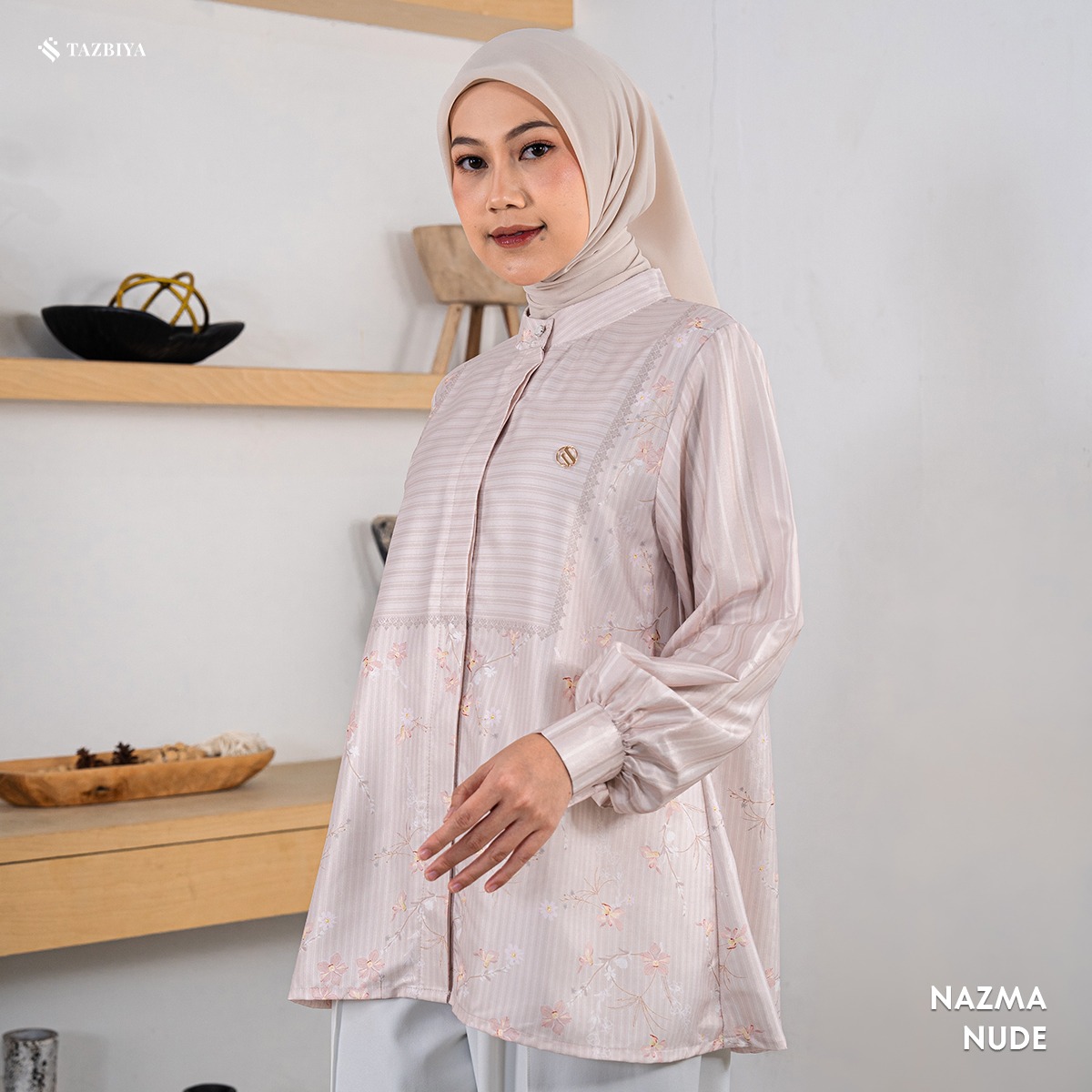 TAZBIYA BLOUSE NAZMA SERIES | BLOUSE PREMIUM | ATASAN WANITA