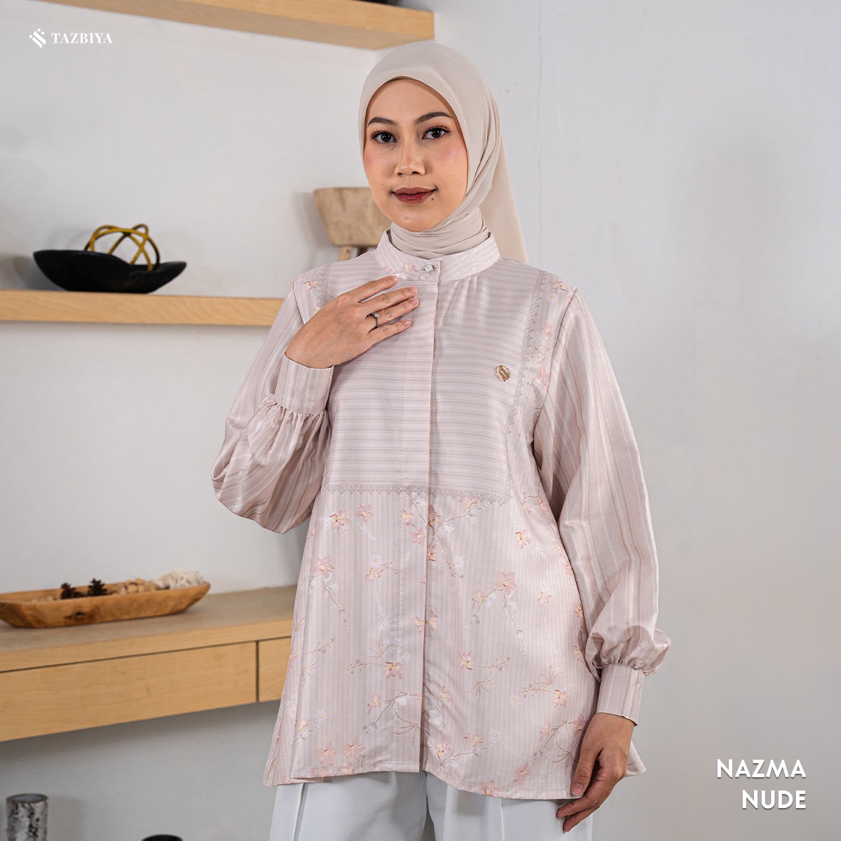 TAZBIYA BLOUSE NAZMA SERIES | BLOUSE PREMIUM | ATASAN WANITA