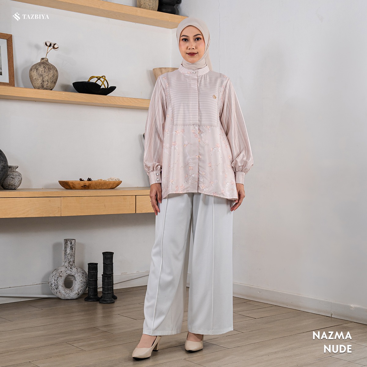 TAZBIYA BLOUSE NAZMA SERIES | BLOUSE PREMIUM | ATASAN WANITA