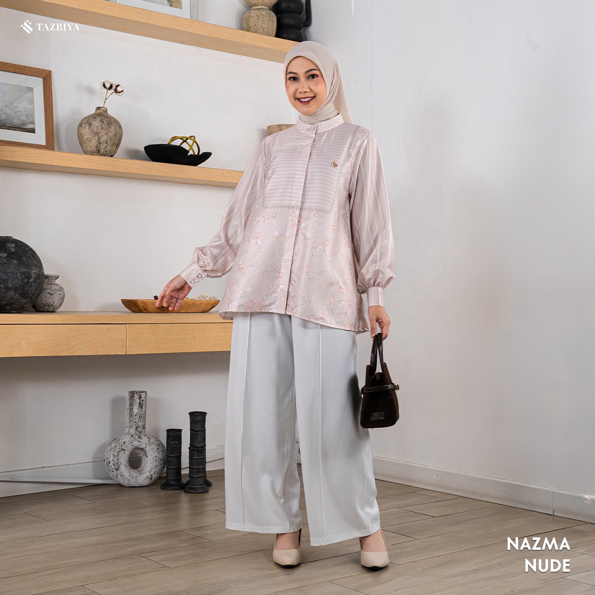 TAZBIYA BLOUSE NAZMA SERIES | BLOUSE PREMIUM | ATASAN WANITA