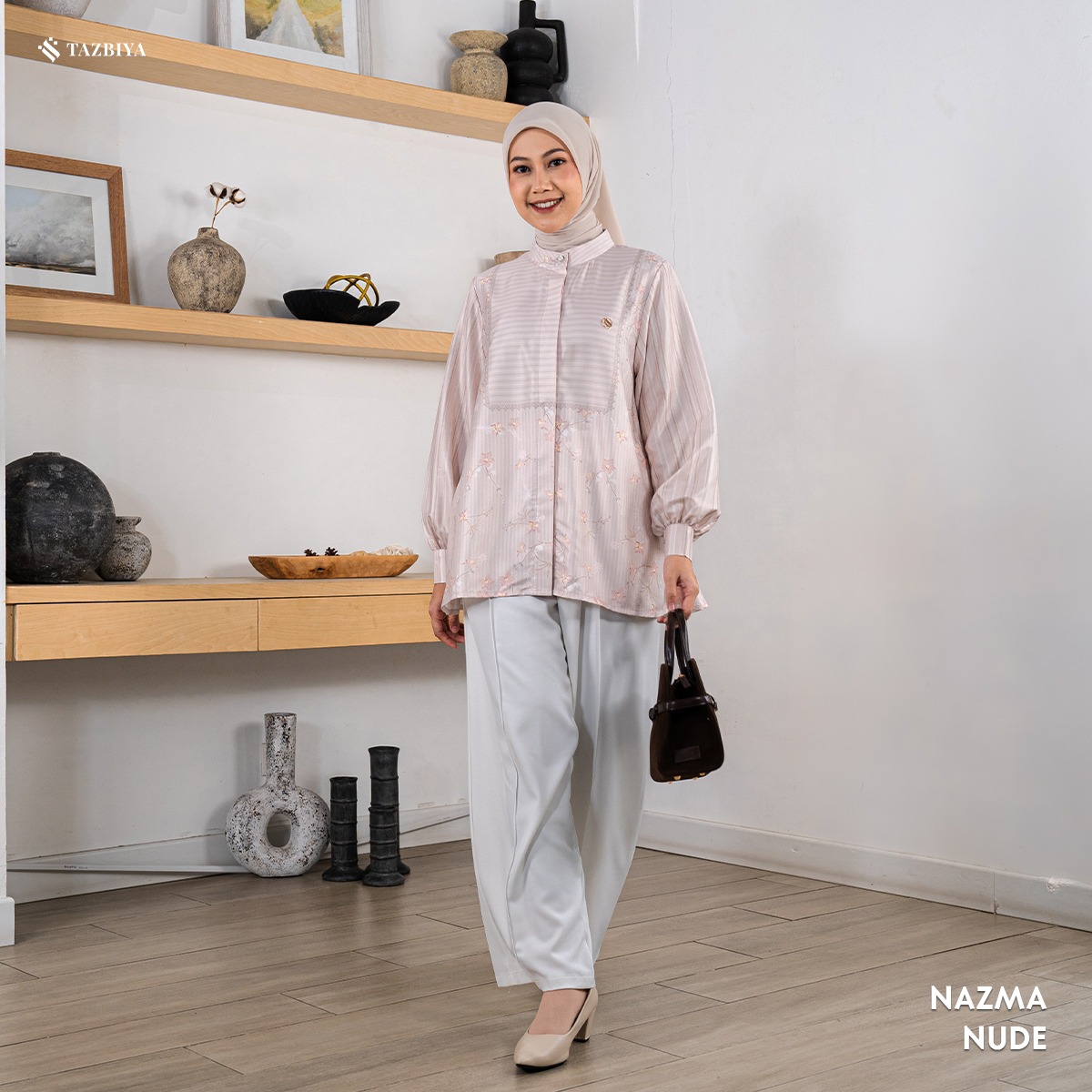 TAZBIYA BLOUSE NAZMA SERIES | BLOUSE PREMIUM | ATASAN WANITA