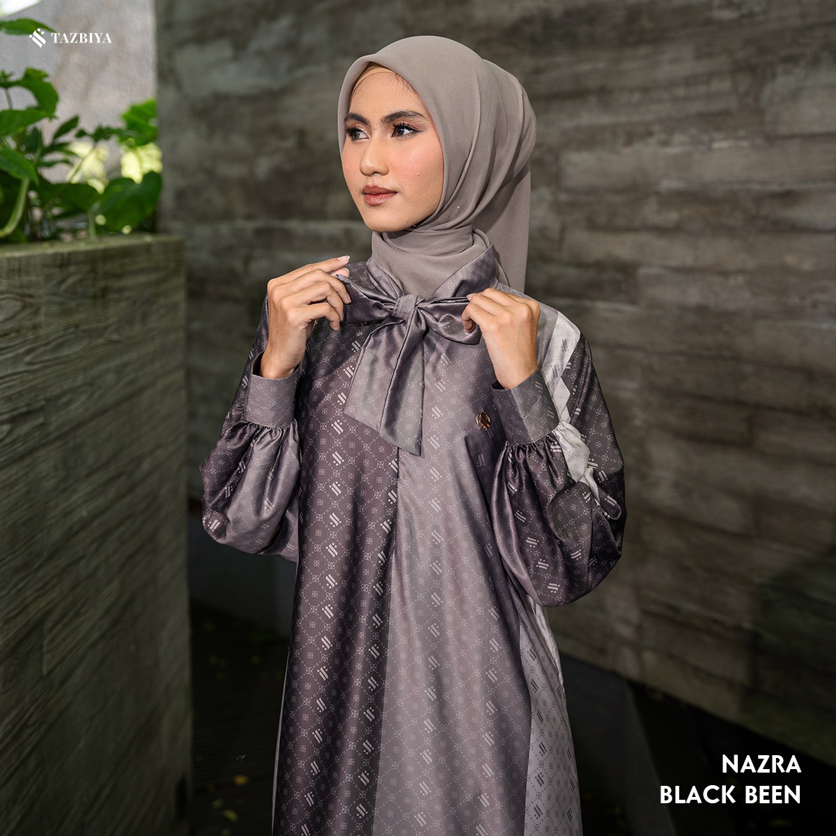 TAZBIYA MUSLIMWEAR GAMIS SILK NAZRA SERIES