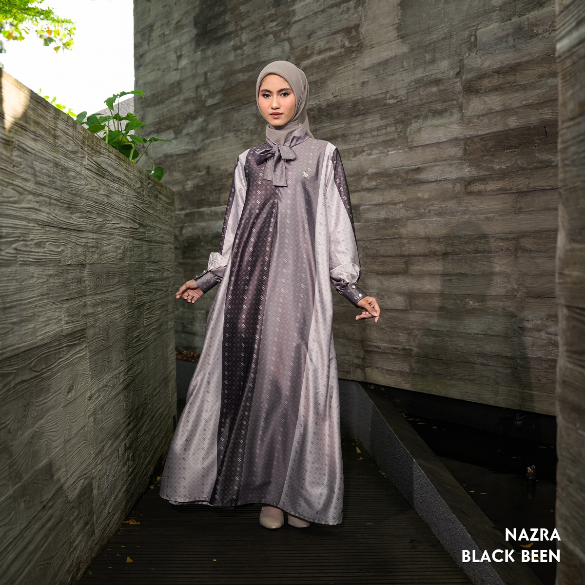 TAZBIYA MUSLIMWEAR GAMIS SILK NAZRA SERIES