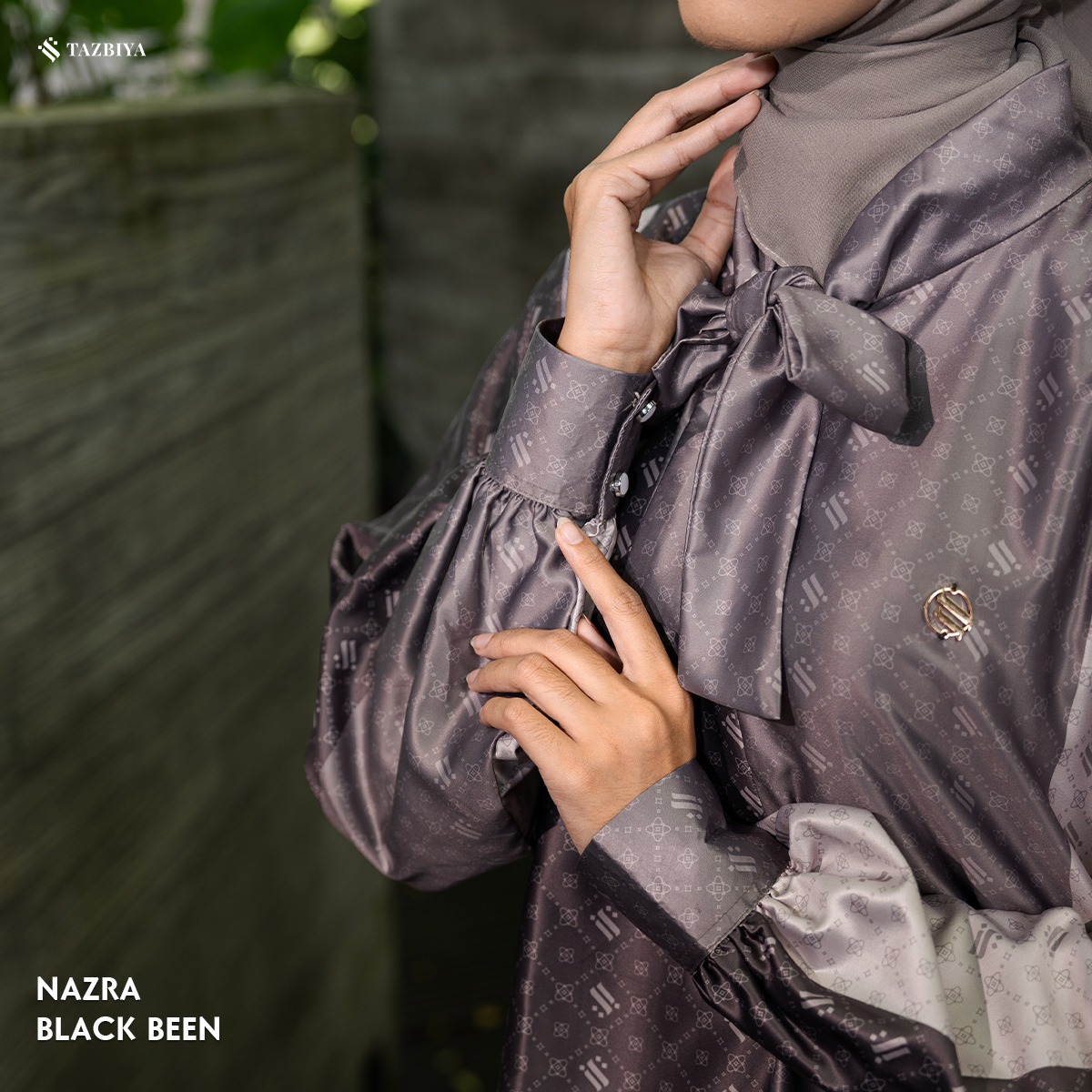TAZBIYA MUSLIMWEAR GAMIS SILK NAZRA SERIES