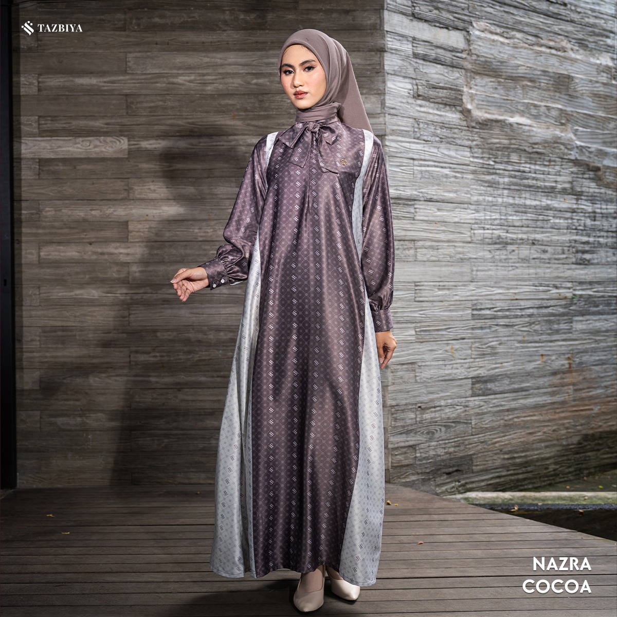 TAZBIYA MUSLIMWEAR GAMIS SILK NAZRA SERIES