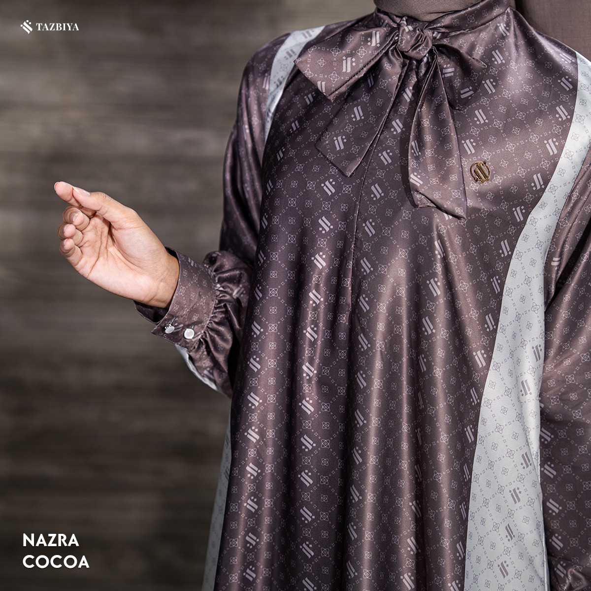 TAZBIYA MUSLIMWEAR GAMIS SILK NAZRA SERIES