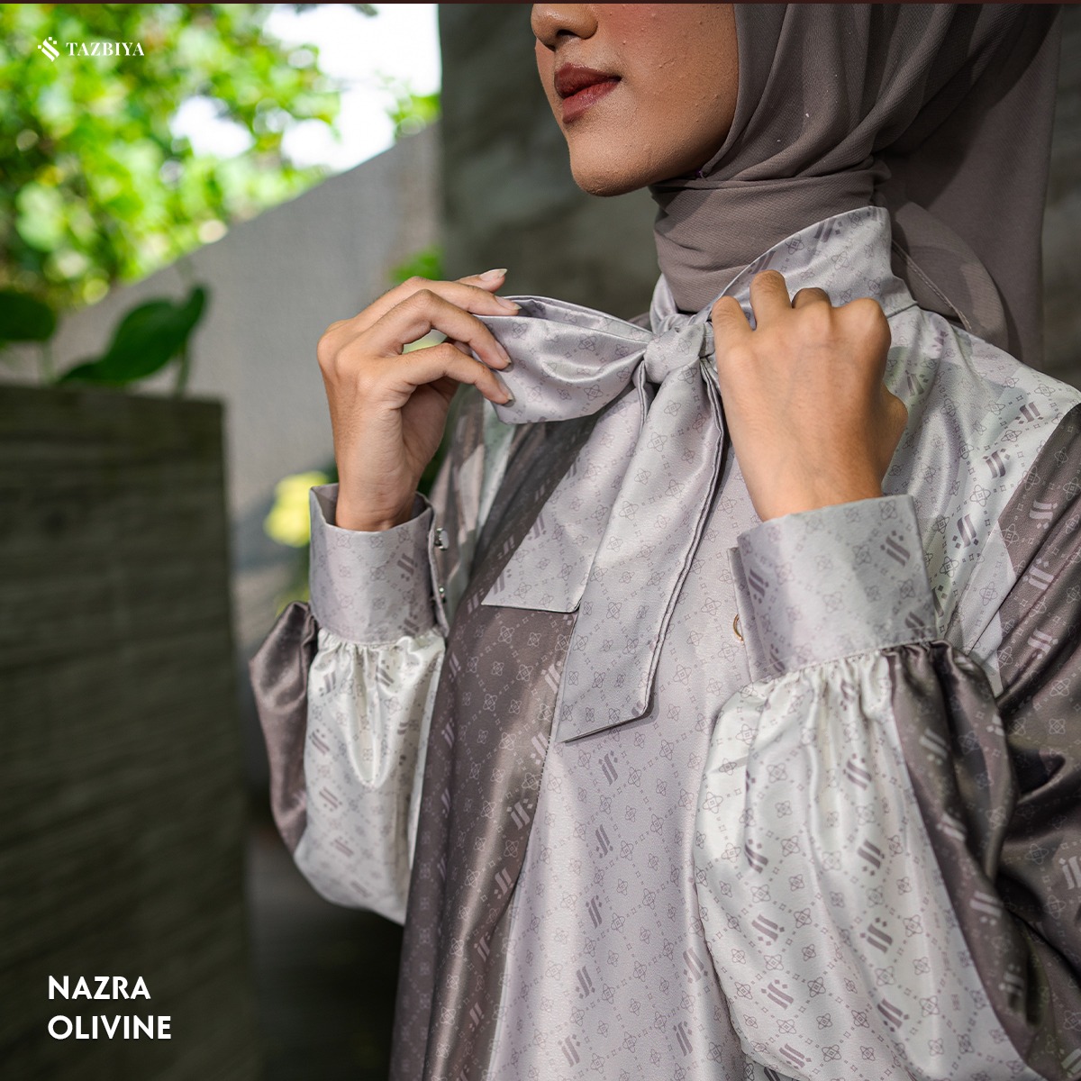 TAZBIYA MUSLIMWEAR GAMIS SILK NAZRA SERIES