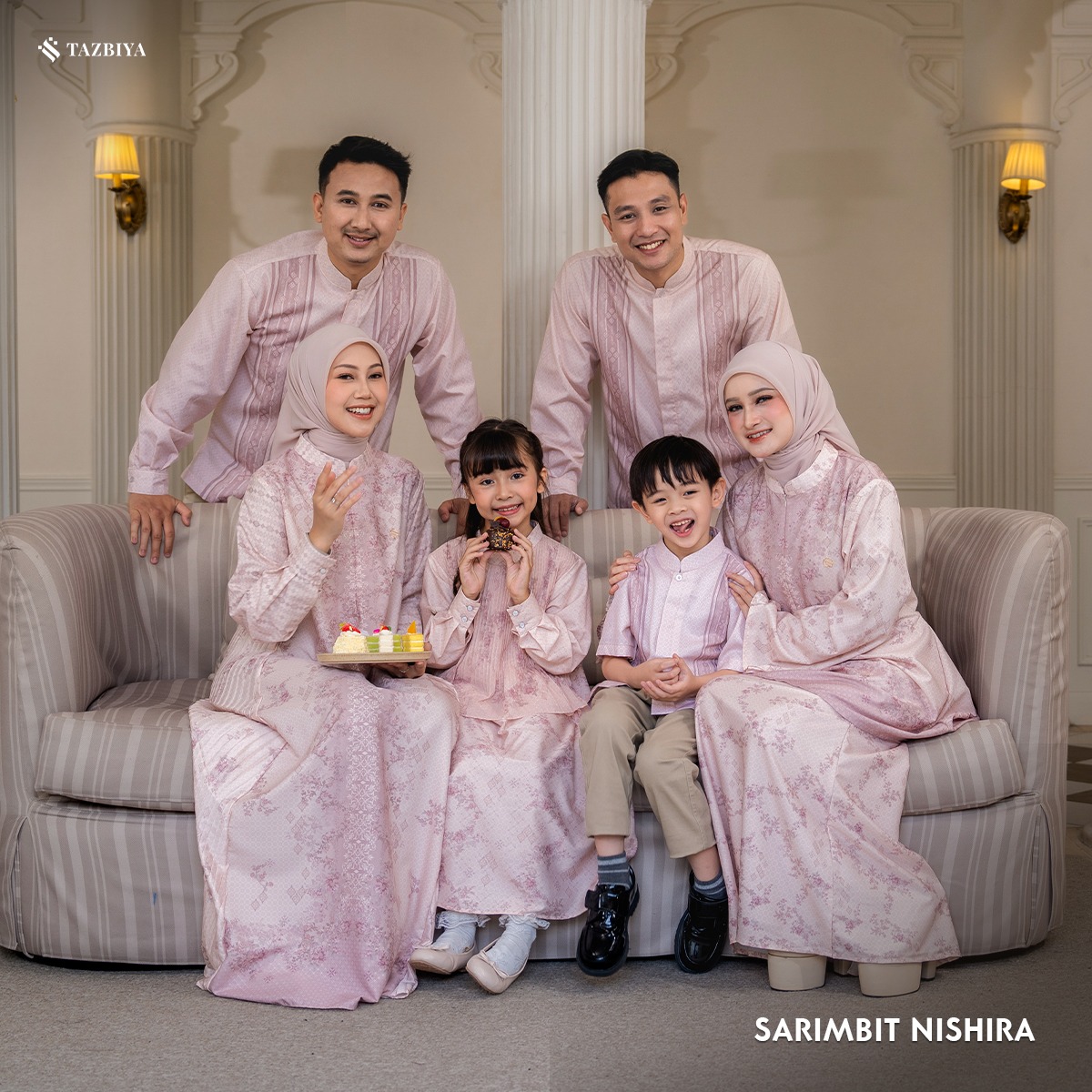 [NEW COLLECTION] TAZBIYA SARIMBIT NISHIRA SERIES | Baju Sarimbit Lebaran | Baju Sarimbit | Baju Sarimbit Keluarga | Sarimbit 2027