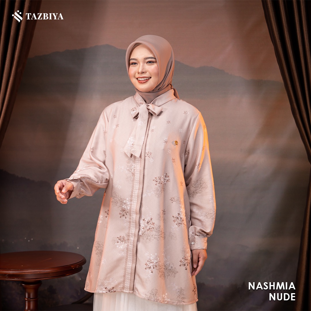 TAZBIYA MUSLIMWEAR TUNIK SHAKILA SPANDEX NASHMIA SERIES