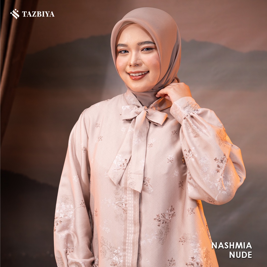 TAZBIYA MUSLIMWEAR TUNIK SHAKILA SPANDEX NASHMIA SERIES