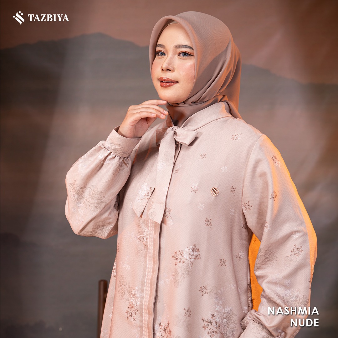 TAZBIYA MUSLIMWEAR TUNIK SHAKILA SPANDEX NASHMIA SERIES