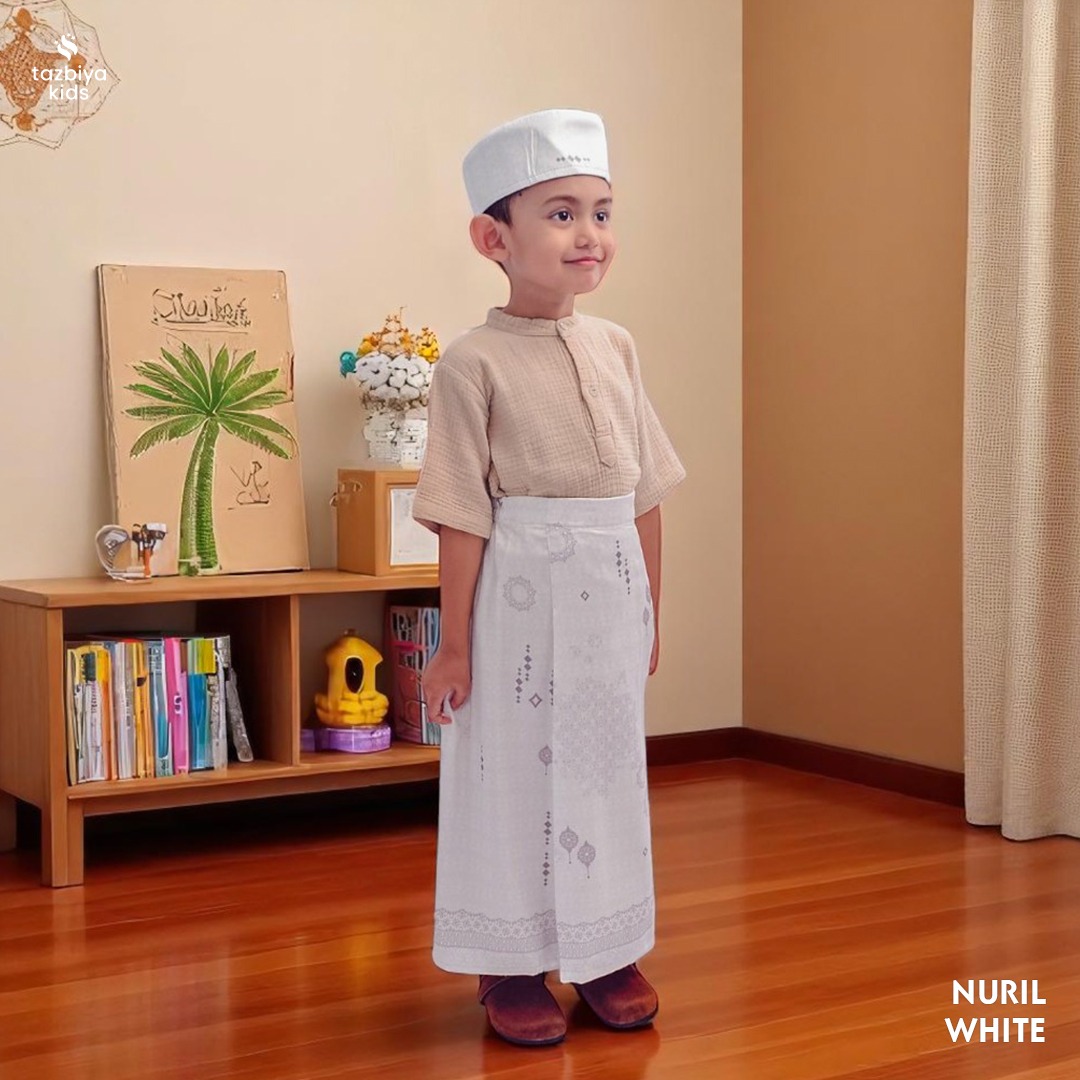 TAZBIYA SARUNG INSTAN + PECI ANAK LAKI-LAKI MOTIF | SARUNG ANAK INSTAN | SARUNG ANAK TK SD UMUR 1-10 TAHUN