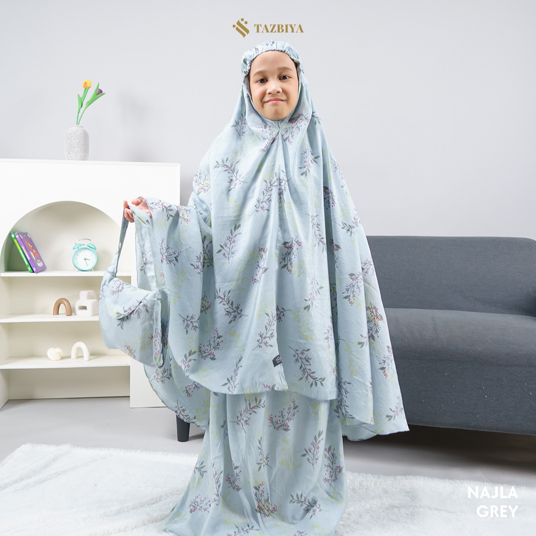 MUKENA ANAK TAZBIYA NAJLA SERIES I Usia 5 - 12 Tahun