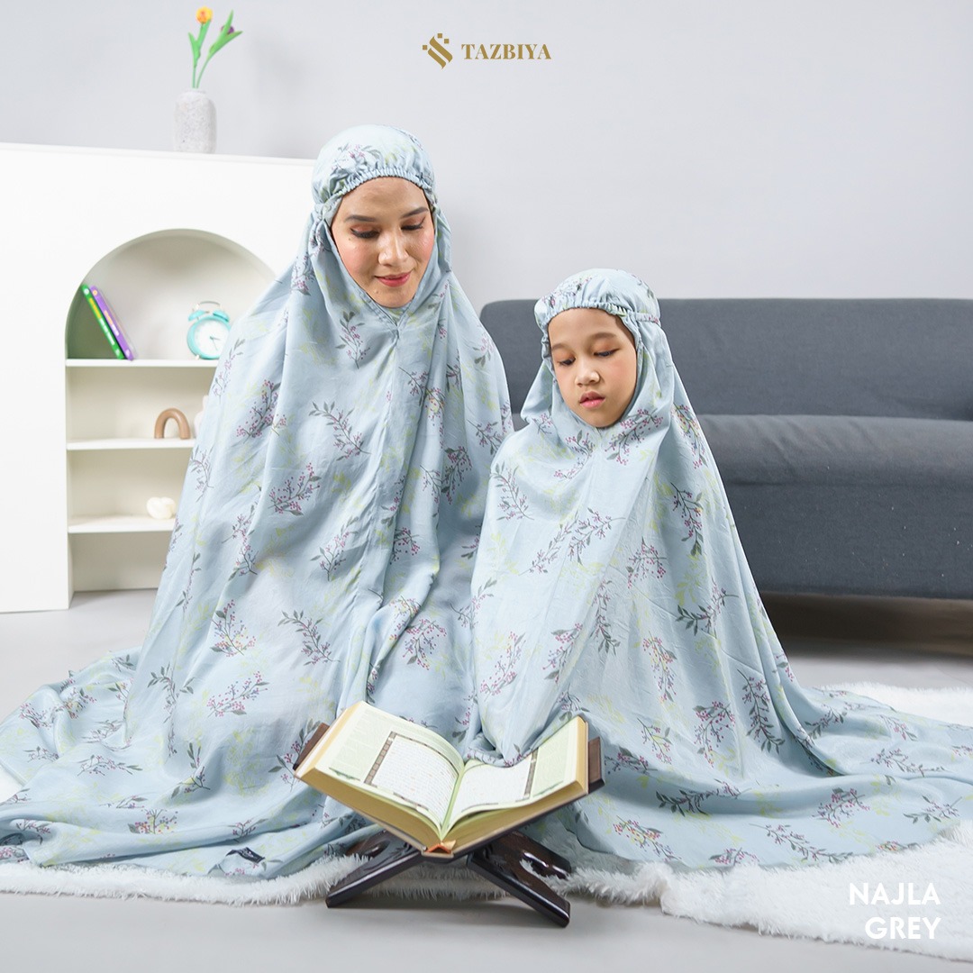 MUKENA ANAK TAZBIYA NAJLA SERIES I Usia 5 - 12 Tahun